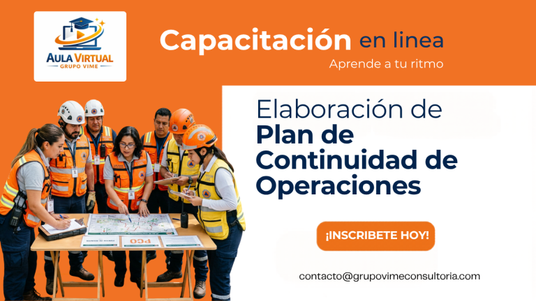 Elaboración de Plan de Continuidad de Operaciones